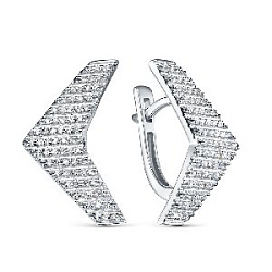 Серьги с бриллиантом 5-7092-103-2Б