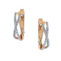 Серьги из золота DEL'TA 1202632