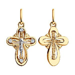 Подвеска крест из золота SOKOLOV 51-131-00372-1