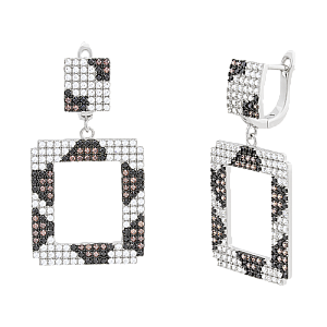 Серьги из серебра Silver Sky SE36215