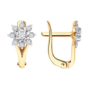 Серьги детские из золота SOKOLOV 51-120-02925-1