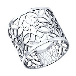 Кольцо из серебра SOKOLOV 94012486