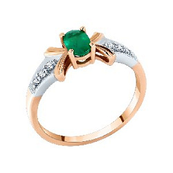 Кольцо с бриллиантом Бриант RR0011E