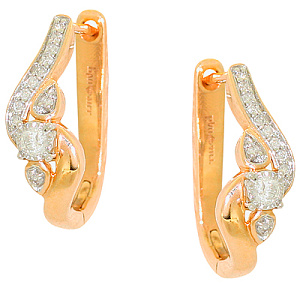 Серьги с бриллиантом Бриант ERI6430D