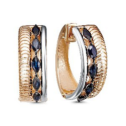 Серьги с бриллиантом Klondike 02-00925-01-009-02-01