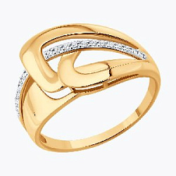 Кольцо из золота SOKOLOV 019809