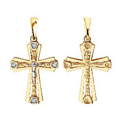 Подвеска крест из золота SOKOLOV 51-131-00434-1