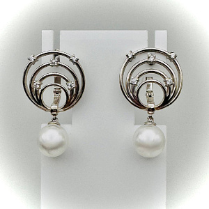 Серьги из серебра АРИНА 1049382-01150-2S