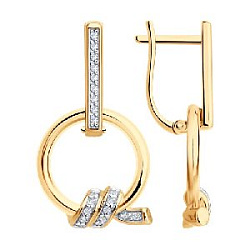 Серьги из золота SOKOLOV 51-121-02971-1