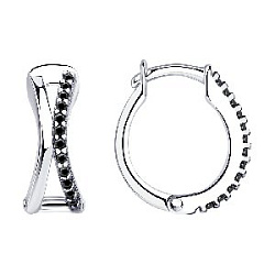 Серьги из серебра SOKOLOV 94-120-01513-1