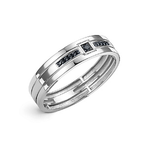 Кольцо обручальное с бриллиантом ЛЕТО 100-72041