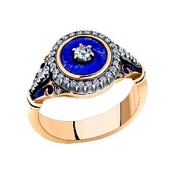 Кольцо с бриллиантом 0716