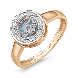 Кольцо с бриллиантом ПРЕСТИЖ К-1641-01-Р
