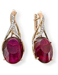 Серьги из золота CORONA с0013