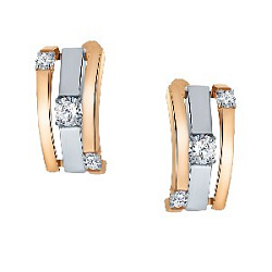 Серьги из золота кл3048а-01