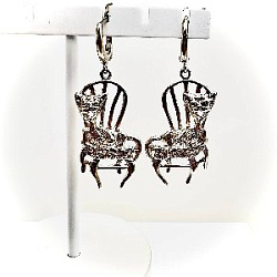 Серьги из серебра Сереброника СЛ098-26