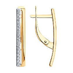 Серьги из золота SOKOLOV 027168