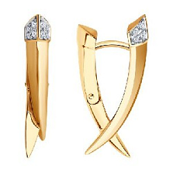 Серьги из золота SOKOLOV 51-120-02821-1