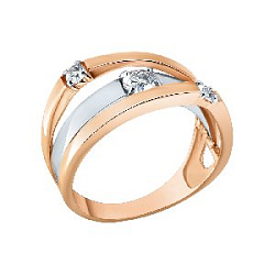 Кольцо из золота кл3048-01