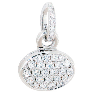 Подвеска с бриллиантом Арт-Модерн 050665-Б