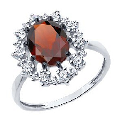 Кольцо из серебра SOKOLOV 94-310-02042-2