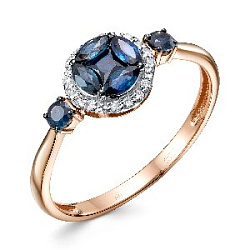 Кольцо с бриллиантом Klondike 01-00894-01-011-01-01