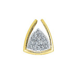 Подвеска с бриллиантом Арт-Модерн 050550-Ж/Б