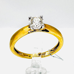 Кольцо помолвочное с бриллиантом Бриант RYI17099D