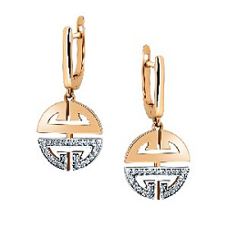 Серьги из золота РОСТЗОЛОТО 2919