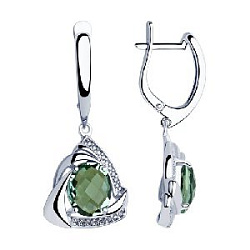 Серьги из серебра SOKOLOV 92022043
