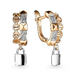 Серьги из золота CORONA с4312