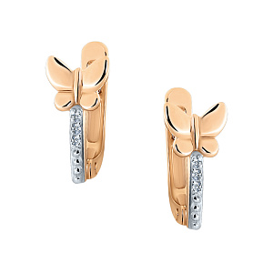 Серьги детские из золота RUSGOLDART 2438407 1 1 1