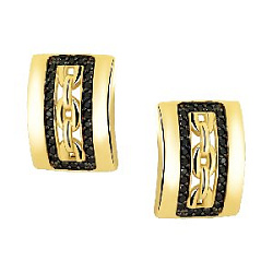 Серьги из золота BERGER л120123 ч