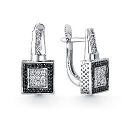 Серьги с бриллиантом Klondike 02-00330-02-006-02-05