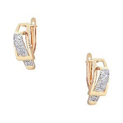Серьги из золота С132-2791