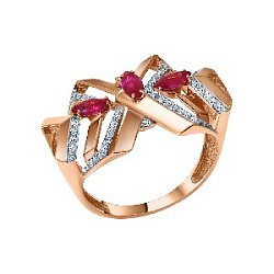 Кольцо с бриллиантом АЛЕКСАНДРА 4012280 №22 3