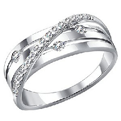 Кольцо из серебра SOKOLOV 94010513