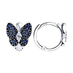 Серьги из серебра SOKOLOV 94025908