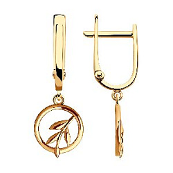 Серьги из золота SOKOLOV 029800