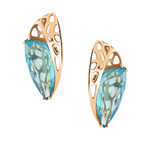 Серьги из золота Гранат 21802116