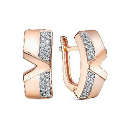 Серьги из золота BERGER 120105