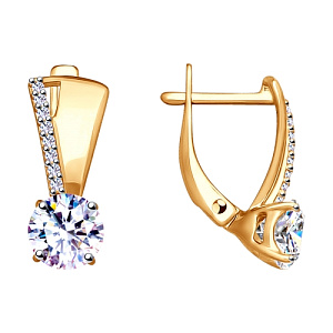 Серьги из серебра SOKOLOV 93020879