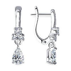 Серьги из серебра SOKOLOV 94021493