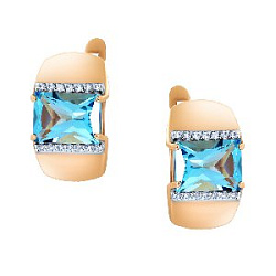 Серьги из золота RUSGOLDART 2110008 1 6 1