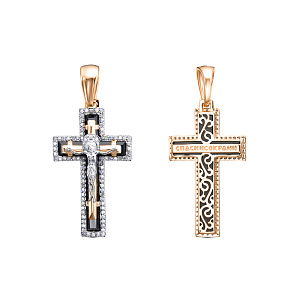 Подвеска крест из золота BERGER 080004