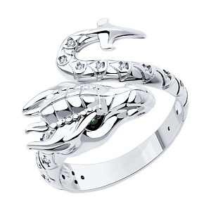 Кольцо из серебра SOKOLOV 94014075