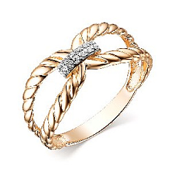 Кольцо из золота CORONA К4898