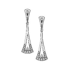 Серьги с бриллиантом МЭЮЗ 76392