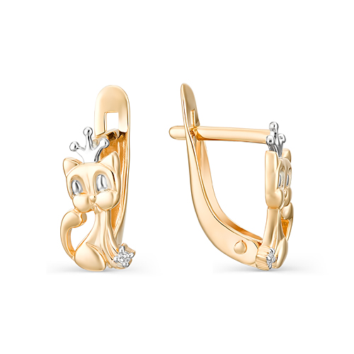 Серьги детские из золота Veronika С132-1077