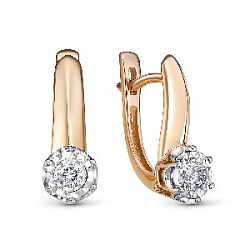 Серьги с бриллиантом 5-5923-103И2-2К